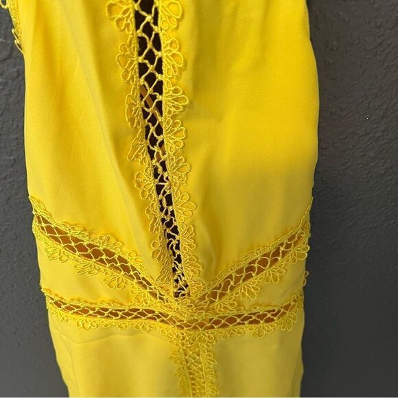 NWT Revolve x NBD Chels Dress in Vibrant Yellow | Size XXS - Picture 7 of 9